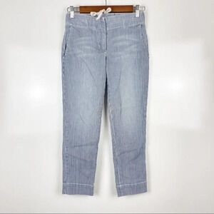 LA't by L'Agence Cropped Striped Jeans Pants Sz 24